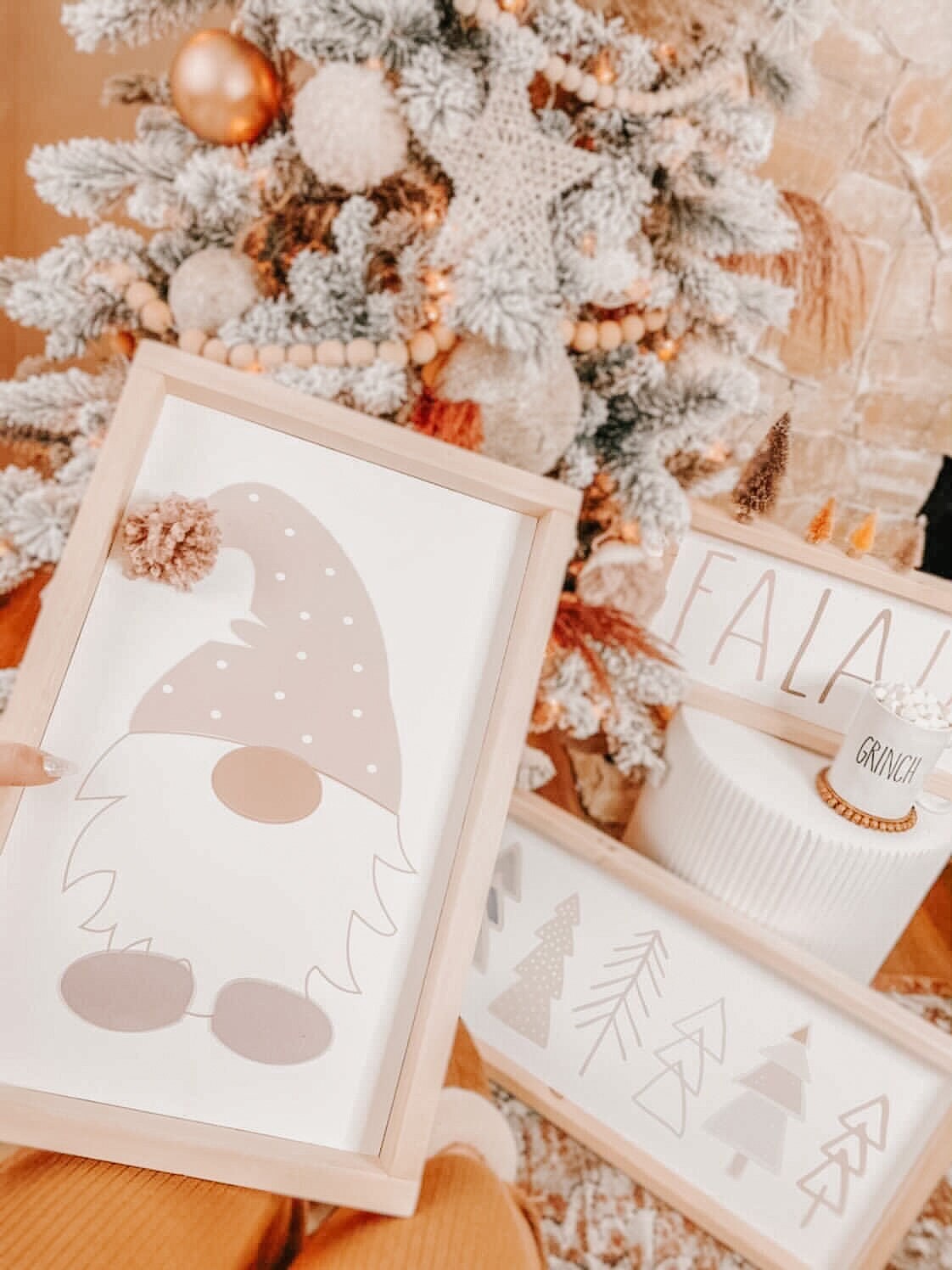 Boho Christmas Signs