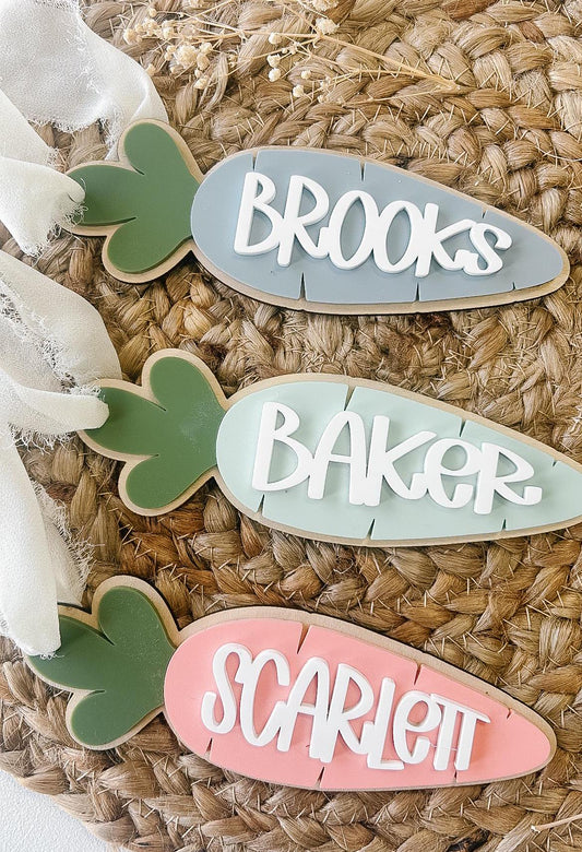 Easter Carrot Tags