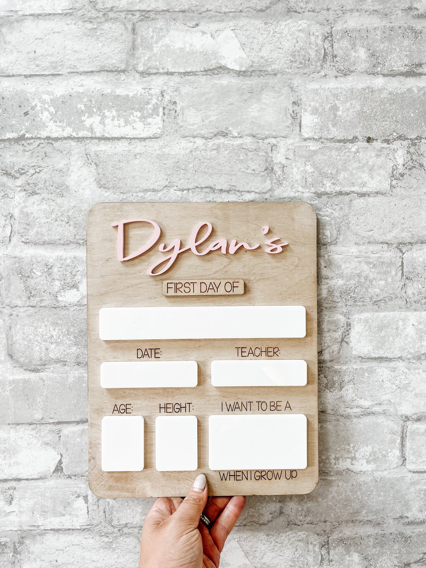 First Day/ Last Day Of School