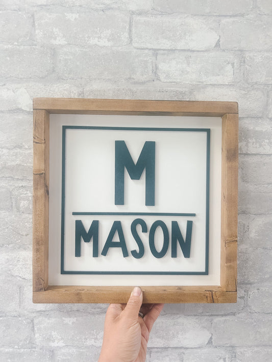 3D Monogram Letter