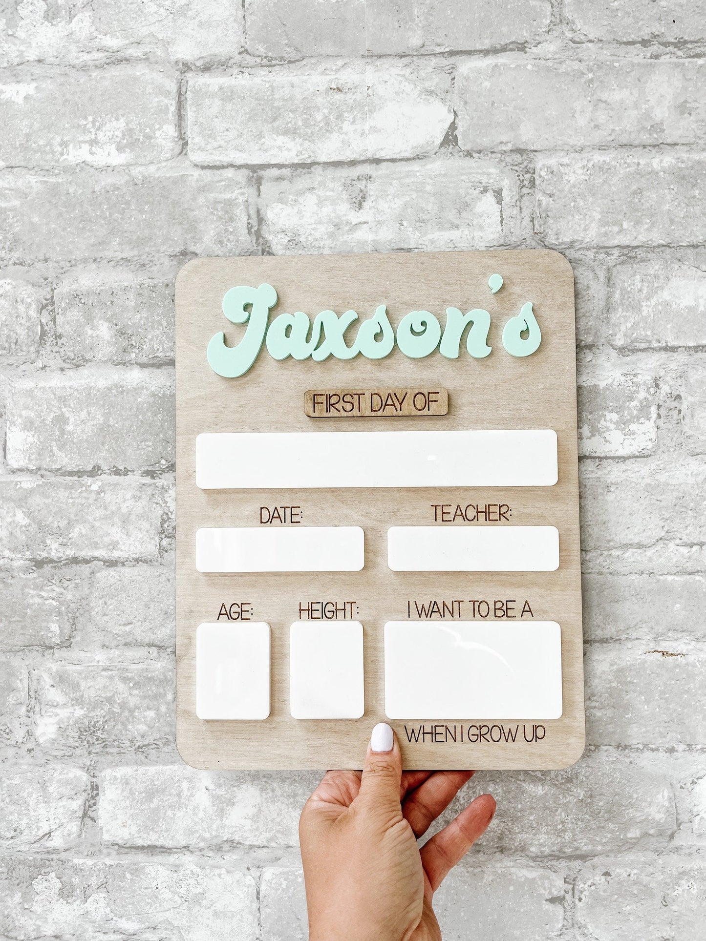 First Day/ Last Day Of School