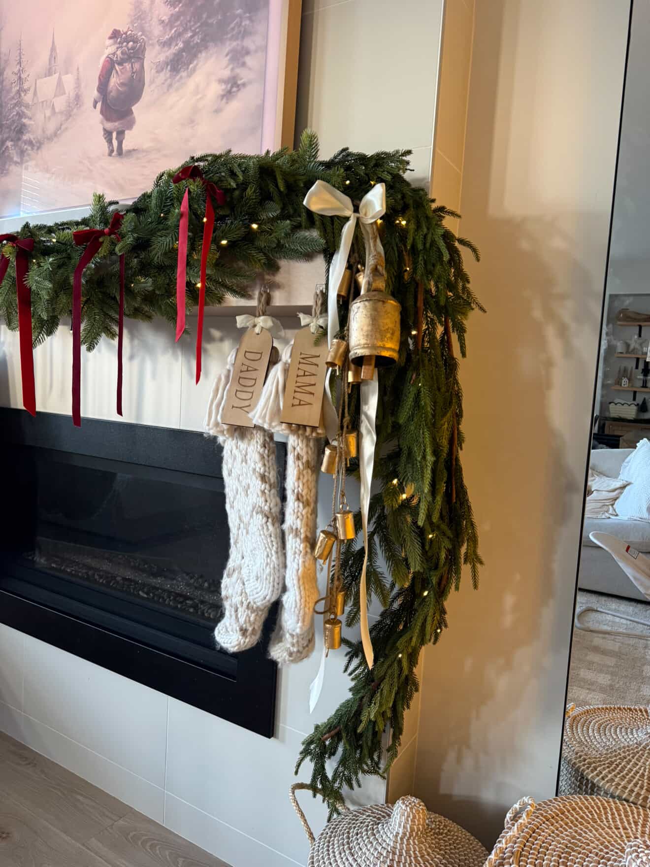 Personalized 3D Engraved Stocking Tag