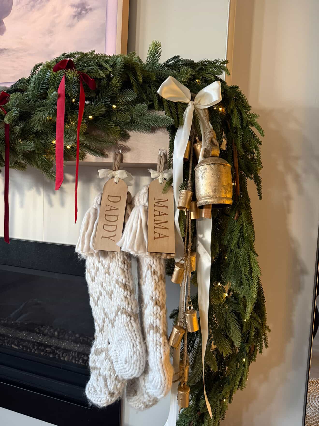 Personalized 3D Engraved Stocking Tag