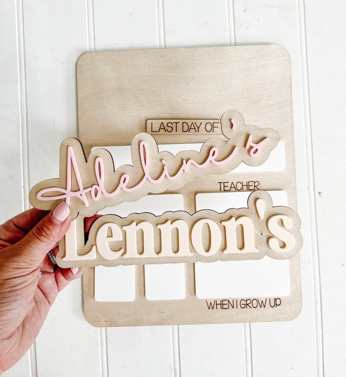 First Day/ Last Day Of School