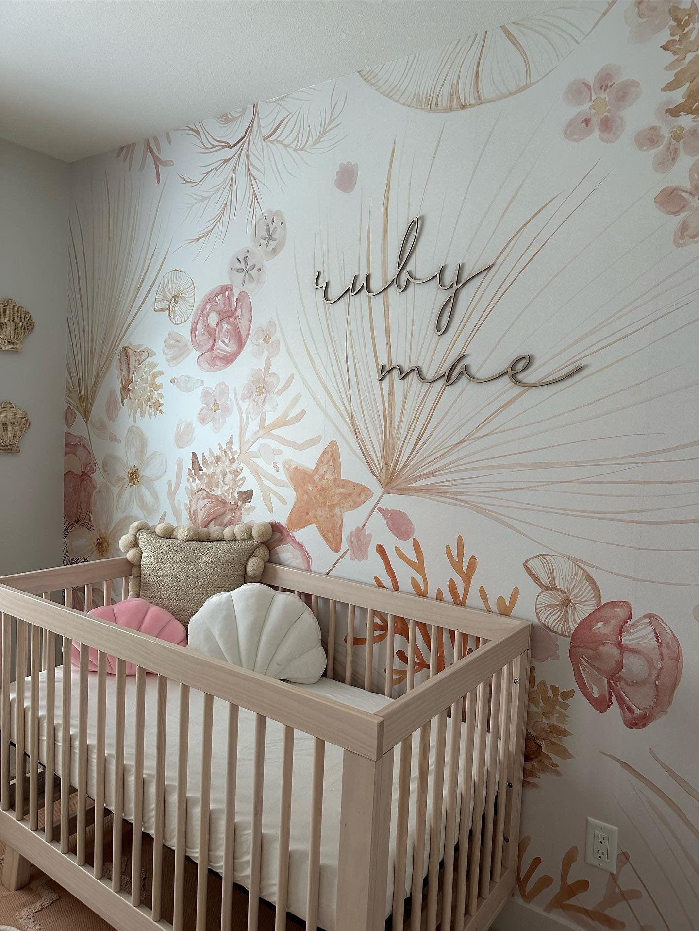 2 Names // 3D Nursery Name Sign// LASER CUT