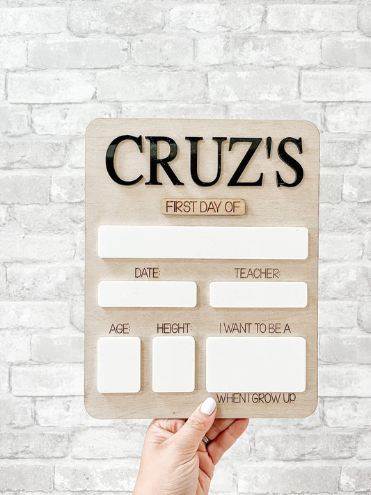 First Day/ Last Day Of School