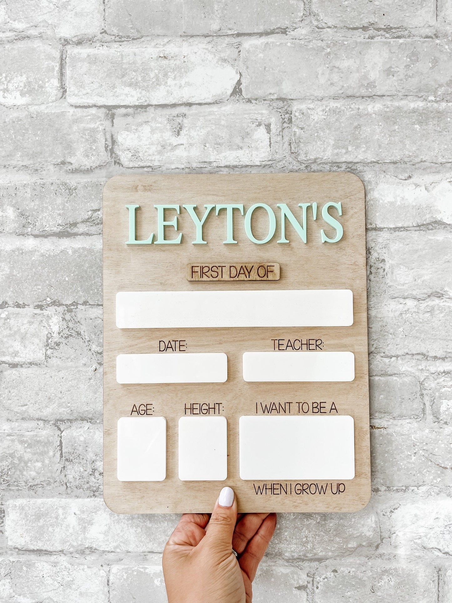 First Day/ Last Day Of School