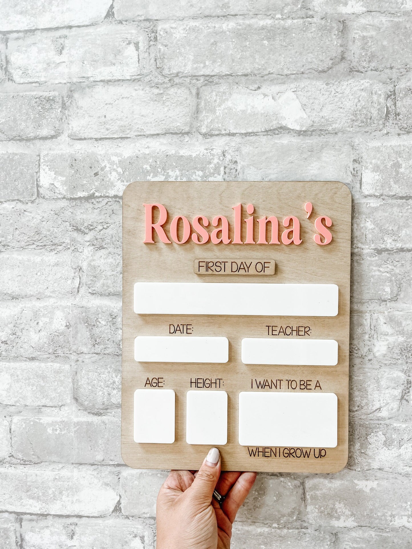 First Day/ Last Day Of School