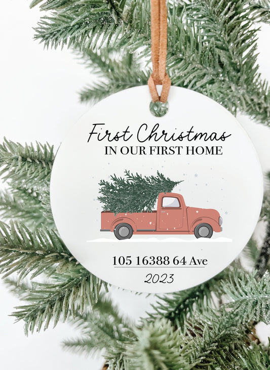 First Christmas In Our Home Ornament